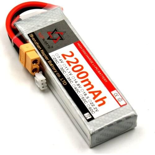 2s 7.4v 2200mAh Lipo Battery RC Car Plane Boat Lithium Ion Polymer Battery For Truck Tank Drone Helicopter