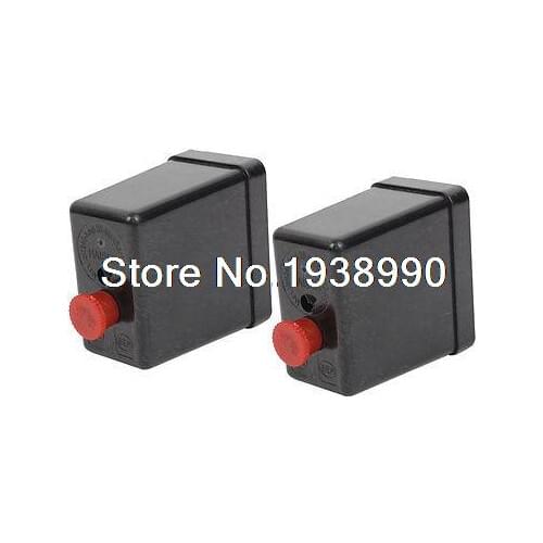 240V 20A 12Bar Pressure Control Switch Valve Plastic Shell 2 PCS
