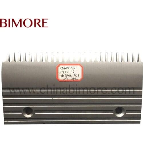 20PCS BIMORE OTAC015 XO XAA453AB7 Escalator Comb Length 214.2mm Width 111.2mm Install Size 142.8mm 25T Left