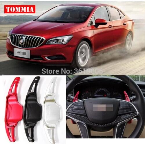 Car Accessories Aluminum Steering Paddle Shifter Extension For Buick Verano 2015-2017 Car-styling