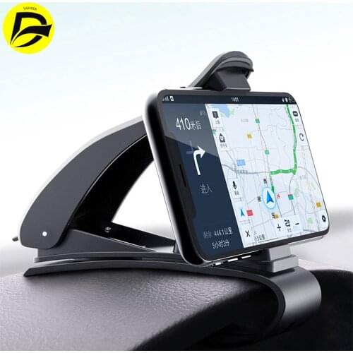 Clip Car Phone Holder Universal Stand for Cell Phone 360 Rotating Car Bracket Mount Mobile Phone For iPhone Xiaomi Huawei