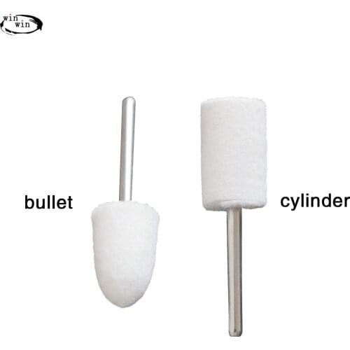 Berkem 10PCS Wool Grinding Head Felt For Polishing Wheel Mold Grinding Machine Bit Rotary Tool