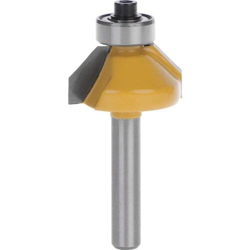 1/4" Round Shank Dia 5/16" Cutting Length 45 Degree Chamfer Router Cutter Bit H02