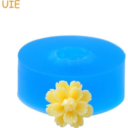 HYL285U 9.6mm Flower Flexible Silicone Mold - for Cake Topper Fondant, Sugarcraft, Candy, Jewelry DIY, Icing, Resin Polymer Clay
