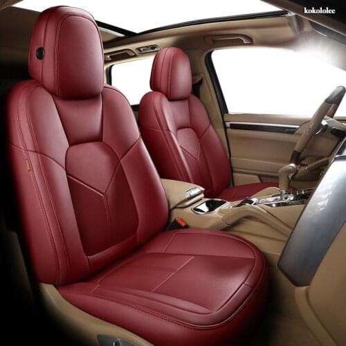 KOKOLOLEE Custom Leather car seat cover set For BORGWARD BX7 BX5 BXi7 BX6 BMW z4 E85 E86 Automobiles Seat Covers car seats
