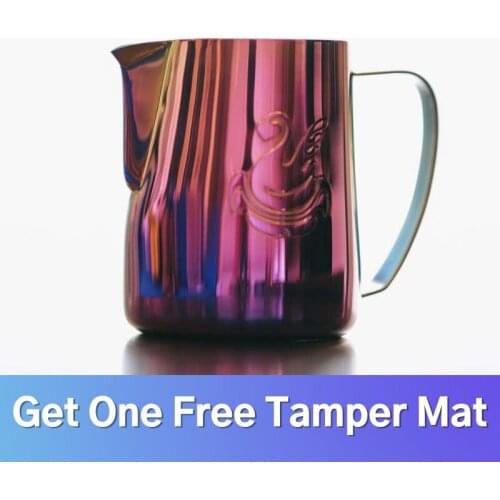 Espresso Steaming Pitcher Espresso Milk Frothing Pitcher Latte Art Stainless Steel Coffee Milk Jug Latte Art Cup 20 OZ 600ML