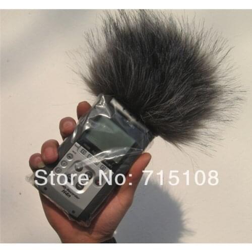 Professional Mic Windshield Fur Cover For PCM-D50 ZOOM H4N Handheld Digital Recorder Windproof Sweater Free Shipping