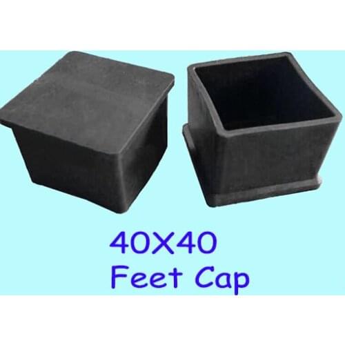 40*40mm tube cap pads,Square pile pole pipe covering tube plug rectangle feet leg plug,moisture proof floor anti slip Oblong