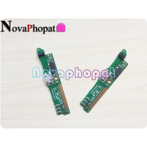 Novaphopat For Alcatel One Touch Pop 3 OT5025 5025D 5025 USB Charging Dock Port Charger Connector Microphone Flex Cable 5pcs/lot
