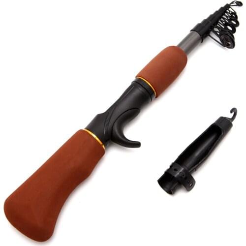 NEW Portable Carbon Fiber Telescope Fishing Rod Travel Sea Rock Spinning Pole