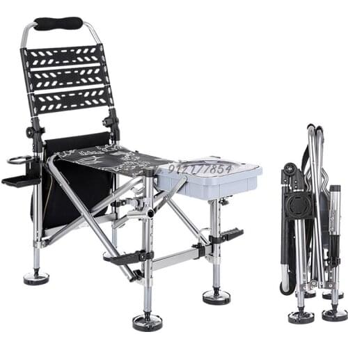 New fishing chair all-terrain multi-function fishing chair portable folding fishing seat all-terrain table fishing chair