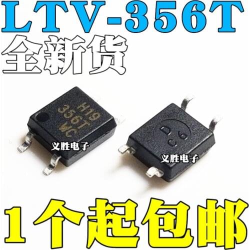 3PCS Optocouplers LTV356-C New and original LTV-356T-B LTV356T-D SOP4 Photoelectric coupler chip transistor output
