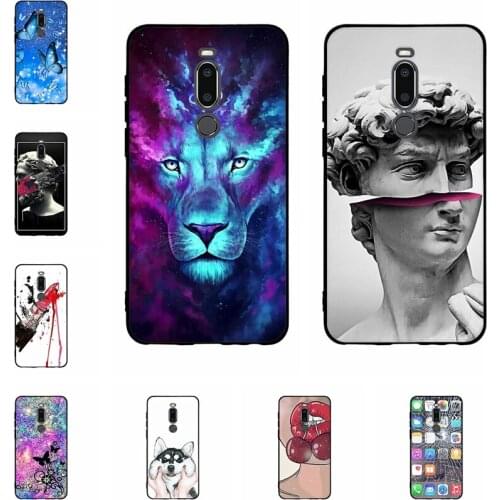 For Meizu M8 Silicone Pattern 3D Print Case TPU Back Protective Cover For Meizu M8 / V8 Pro Phone Bumper For Meizu V8 Pro Fundas