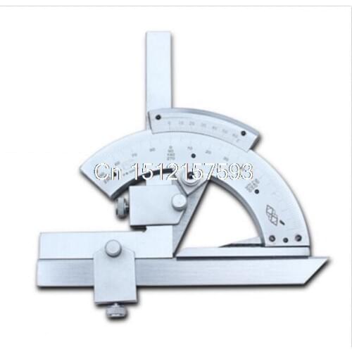 Universal Bevel Protractor 320 Degree Angular Dial Stainless Steel Angle Gauge