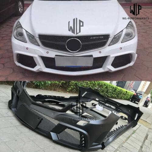 W207 FRP material unpainted Car body kit front rear bumper side skirts side fenders For Mercedes Bens E Coupe 2009-2012