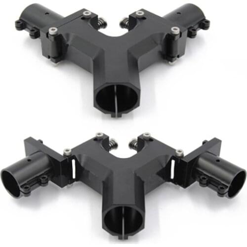 Y-shaped folding arm base 30 to 25 pipe clamp horizontal folding DJI MG1 folding pipe base UAV connector