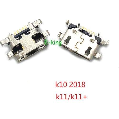 10PCS For LG K10 2018 K11 K11 Plus Micro USB Plug Charging Port Connector Socket