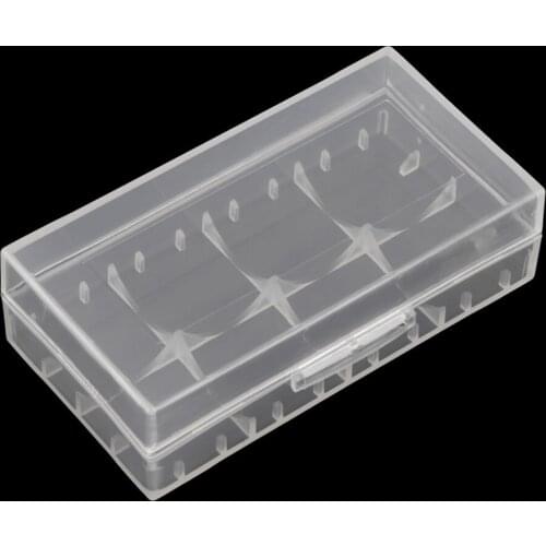 18650 PVC Hard plastic battery storage 18650 16340 Battery Case Holder Box 5 Color Optional Hold 2pcs 18650/4pcs 16340 Batteries