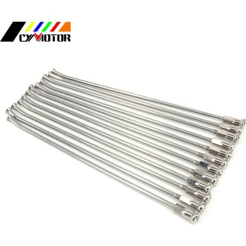 Motorcycle 36PCS Steel 19" Rear Wheel Steel Spokes Nipples For YAMAHA YZ125 YZ250 YZ 250 450 F WR 250F 450F YZ250F YZ450F WR450F