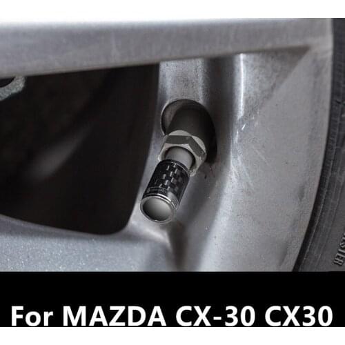 4 pcs For MAZDA CX-30 CX30 Automobile Valve Door Cap Modification Tire Cover Accessories High Quality Automobile Accessories