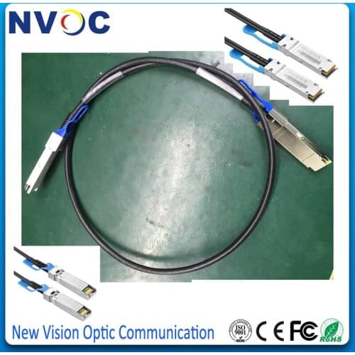 5Pcs/Lot,DAC QSFP28 DAC 1M 30AWG,100Gb QSFP28 to QSFP28 Passive Direct Twinax Copper Cable for MCP1600-C001 CAB-Q-Q-100G-1M