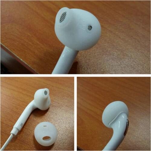 Aipinchun Wholesale 250Pairs White Ear Pads Buds Silicone Earbuds Tips For Samsung S6/6S edge/G9200/S7 earplugs in-ear Earphone