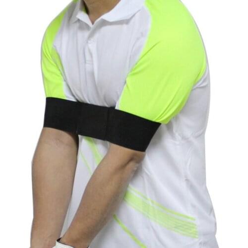 Golf Practice Accessories Arm Belts Golf Arm Posture Motion Correction Belt Golf Training Aids Black Posture Adjustment Belt