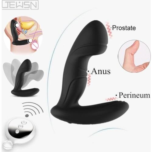 Wireless Remote Control Prostate Massage Vibrator for Men Anal Butt Plug Male Masturbator Vibrator Anal Sex Erotic Toys