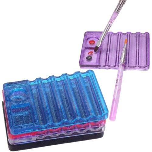 Nail Art Brush Holder Set Pen Displayer Stand Tools UV Gel Brush Rest Holders for Nail Decorations