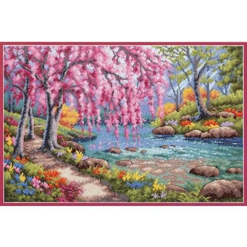 DIM 5374 Cherry Creek River 54-39 .cross stitch sets Counted Cross Stitch Cross Stitch Kits Embroidery Needlework Sets