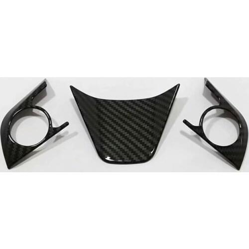 For Toyota COROLLA CROSS 2020 2021 ABS Inner Steering Wheel Buttons Decoration Cover Trims Sticker Car-Styling Accessories 3pcs