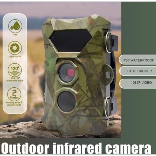 H903 Trail Camera 12MP Traps Animal Detector 0.3s Trigger Time with Night Vision Wildlife Monitoring Hunting Camera