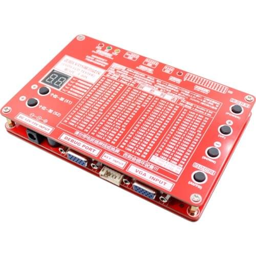 Panel Test Tool LED LCD Screen Test Tool for TV Desktop Laptop Computers LCD Test Tools Inverter Built-in 80 Screen Parameters