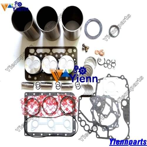 For Kubota D782 Piston And Piston Ring Cyliner Liner Full Gasket Set Bearing Set For AEBI TC07 Excavator D782-EB Diesel Engine