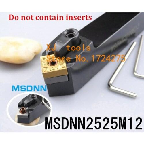 MSDNN2525M12 Turning Tool Holder,CNC tool holder, External turning tools,Lathe cutting tool for SNMG120404/08/12 Inserts Holder