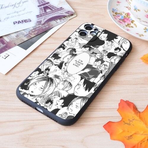 For iPhone Kuroo X Kenma Collage Print Soft Matt Apple iPhone Case