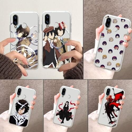 Bungou stray dogs Phone Case For Huawei Honor 6 7 8 9 10 10i 20 A C X Lite Pro Play transparent soft shell luxury Etui silicone