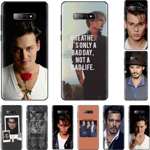 Johnny depp Novelty Phone Case For Samsung S6 S7 edge S8 S9 S10 e plus A10 A50 A70 note8 J7 2017