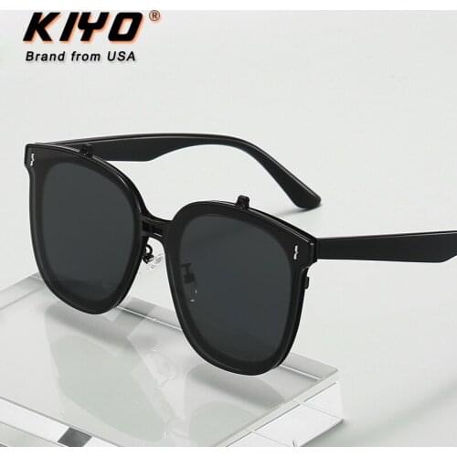 KIYO Brand 2021 New Women Men Square Polarized Sunglasses PC Fashion Sun Glasses High Quality UV400 Driving Eyewear 2946