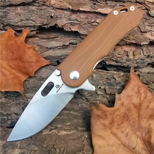 Outdoor Tactical Camping Hunting Survival Pocket Quick Folding Knife D2 Blade Flipper Portable Knives Gift G10 Kitchen EDC Tools