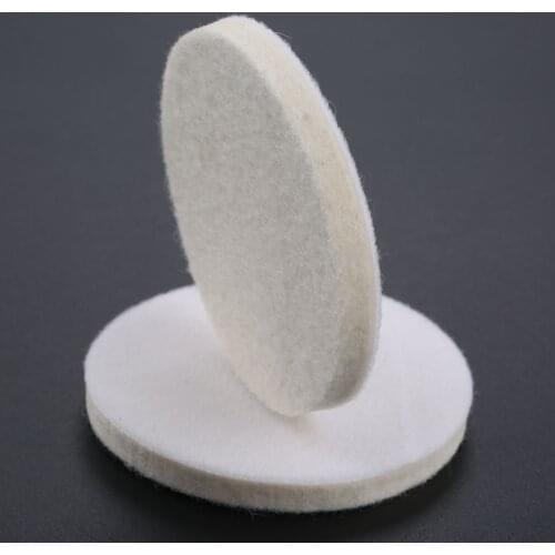 2pc 3 Inch Polishing Pad 75mm Felt Polishing Buffing Grind Round Wheel Wool Polisher Disc Pad for Drill Dremel Rotary Tool