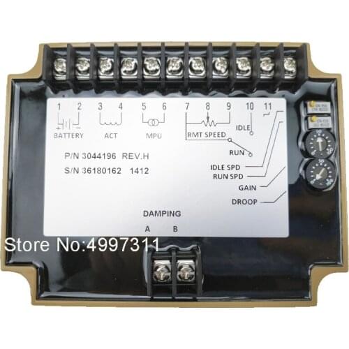 Quality Engine Governor 3044196 Diesel Generator Set Speed Controller Electronic Circuit Board Regulator with free shipping