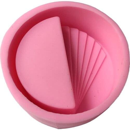 Silicone Plant Pot Molds Form Arts Craft Round Stairs Shape Moulds Diy Succulent Flowerpot Clay Mold Concrete Mould Crafts