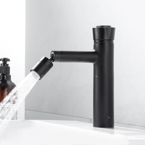 Bidet Faucet Mixer Bathroom Sink Faucet Black Brass Single Handle Hole Faucet Basin Tap Grifo Lavabo Wash Hot and Cold Mixer Tap