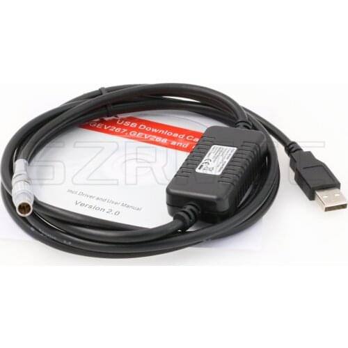 TPS1200 Series Viva DNA USB to 0B 5 Pin Original Data Cable GEV189 734700 for Leica Total Station