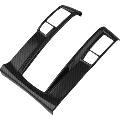 Carbon Fiber Gear Shift Panel Cover Decal Interior Trim Sticker for Viva Galml New Civic FC1 FK7