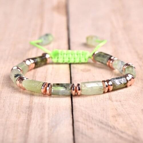 Natural Stone Peridot Bracelet Healing Crystal Bracelet Women Accessories