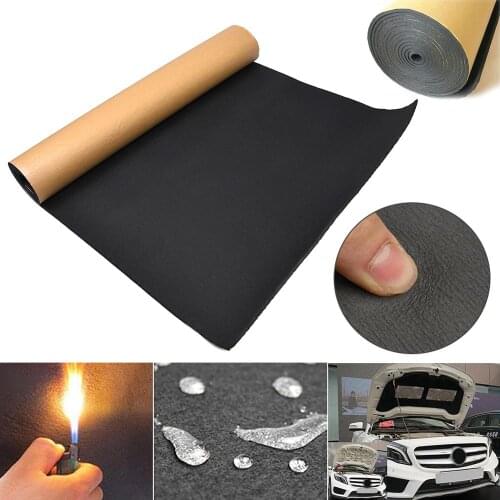 30x50cm Car Auto Van Sound Proofing Deadening Insulation 5mm Closed Cell Foam Efficient Sound Insulation Cotton