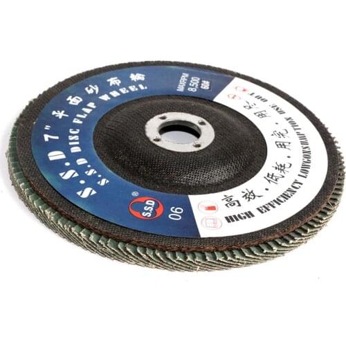 7 Inch 1PC Flap Disc 180*22mm Grinding Wheels Sanding Discs 60 Grit For Angle Grinder polishing of Metal Wood and Plastic