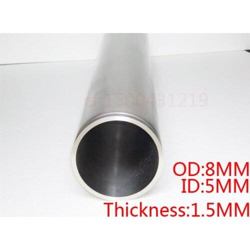 8x5mm 8mm OD 5mm ID 1.5mm thickness 50cm Gr2 titanium tube TA 2 titanium pipelines titanium alloy pipe ti-alloy tube